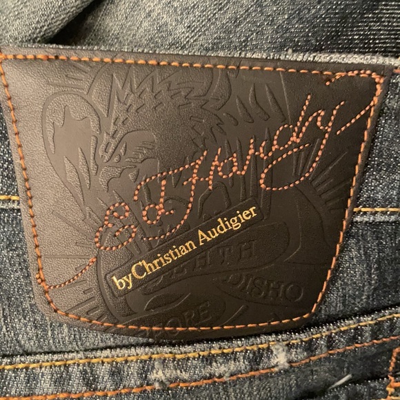 Ed Hardy by Christian Audigier Tiger Head Jeans - Picture 4 of 8